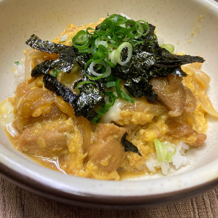 定番の旨とろ親子丼